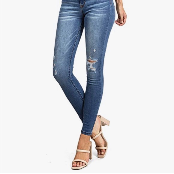 NWT Celebrity Pink The Rider Skinny Mid-Rise Jeans - Picture 8 of 9